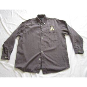 Men's Appalachian State University Mountaineers Button Long Sleeve Shirt (MT515)